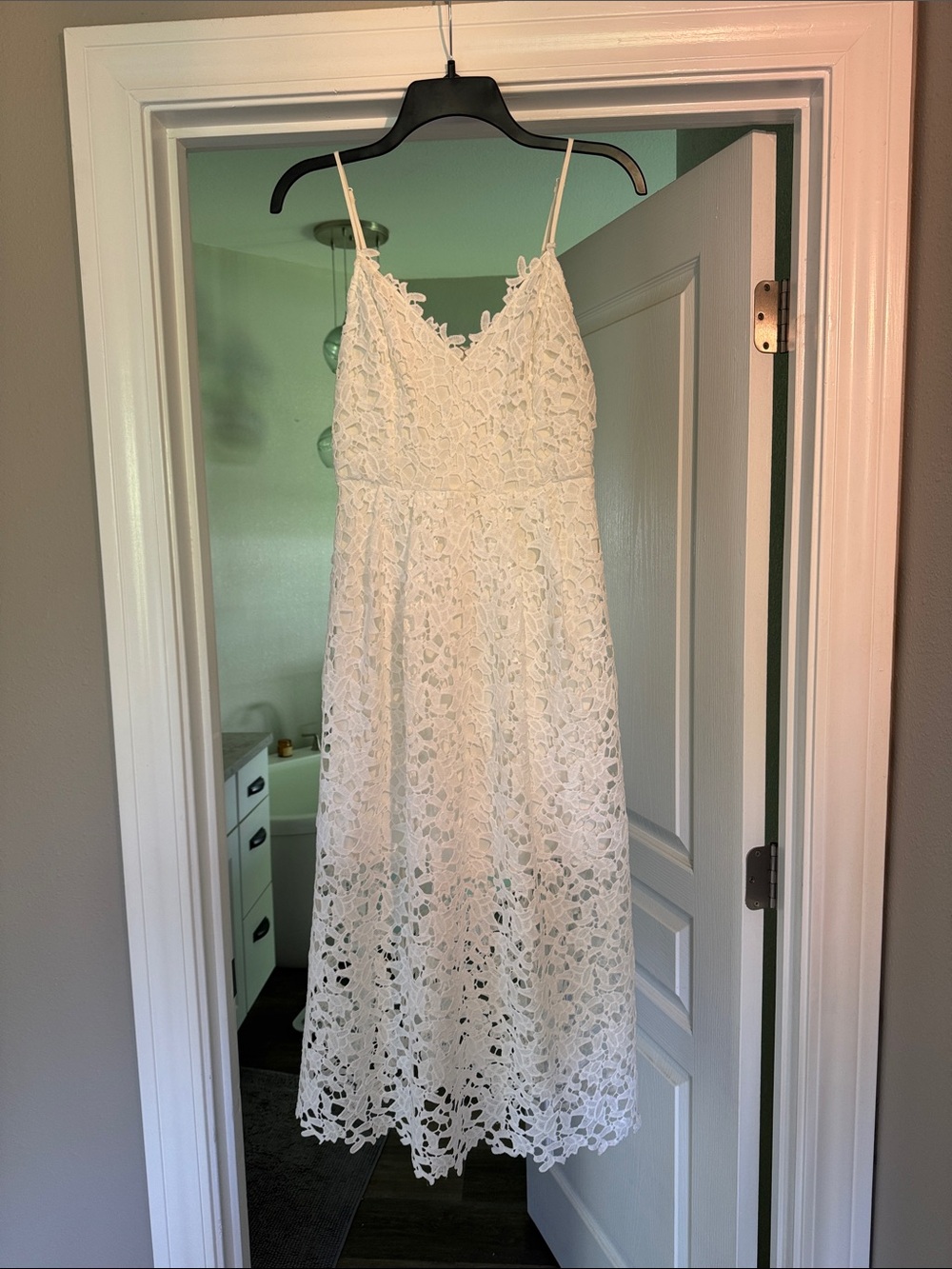 ASTR the Label white midi dress, medium